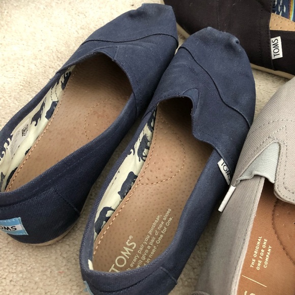 Women's toms slip on shoe 9 classic alpargata heritage - Picture 3 of 7